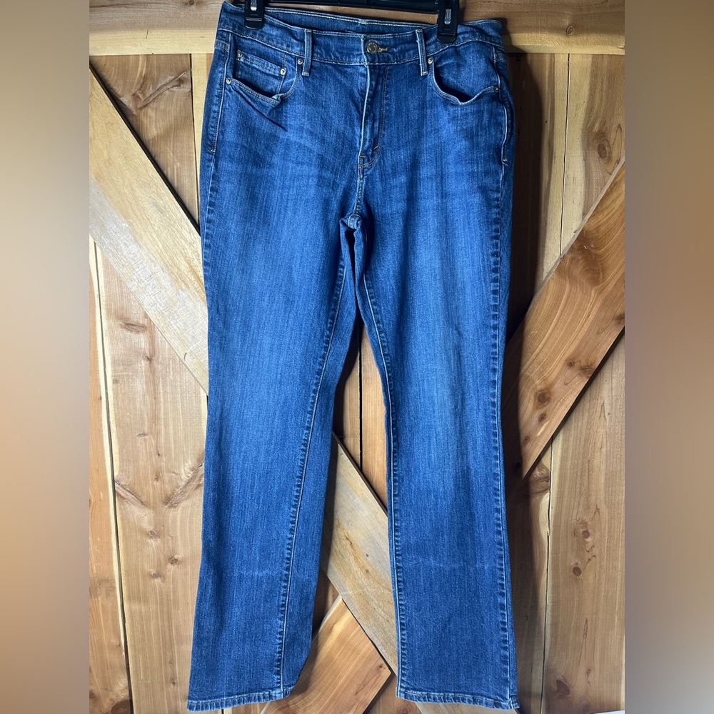 Levis 505 Straight Jeans Denim Size 12